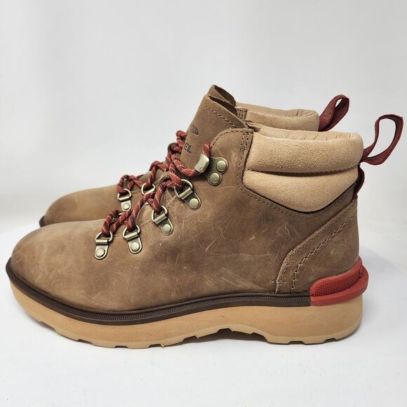 Sorel Hi-Line Hiker Boot Women 8 Umber/Tawny Buff Tan w/ Rust Laces NL4878-261 - Picture 5 of 14